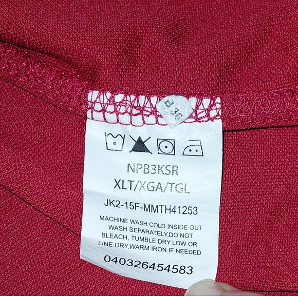 NWOT Mens XLT Wrangler Breathe-Dri Wicking Technology Red SS Polo Golf Shirt - Picture 4 of 6